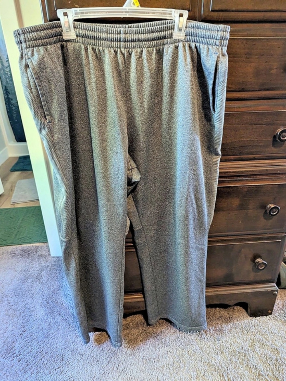 TEK GEAR Men's Gray Jogger Pants Size Large